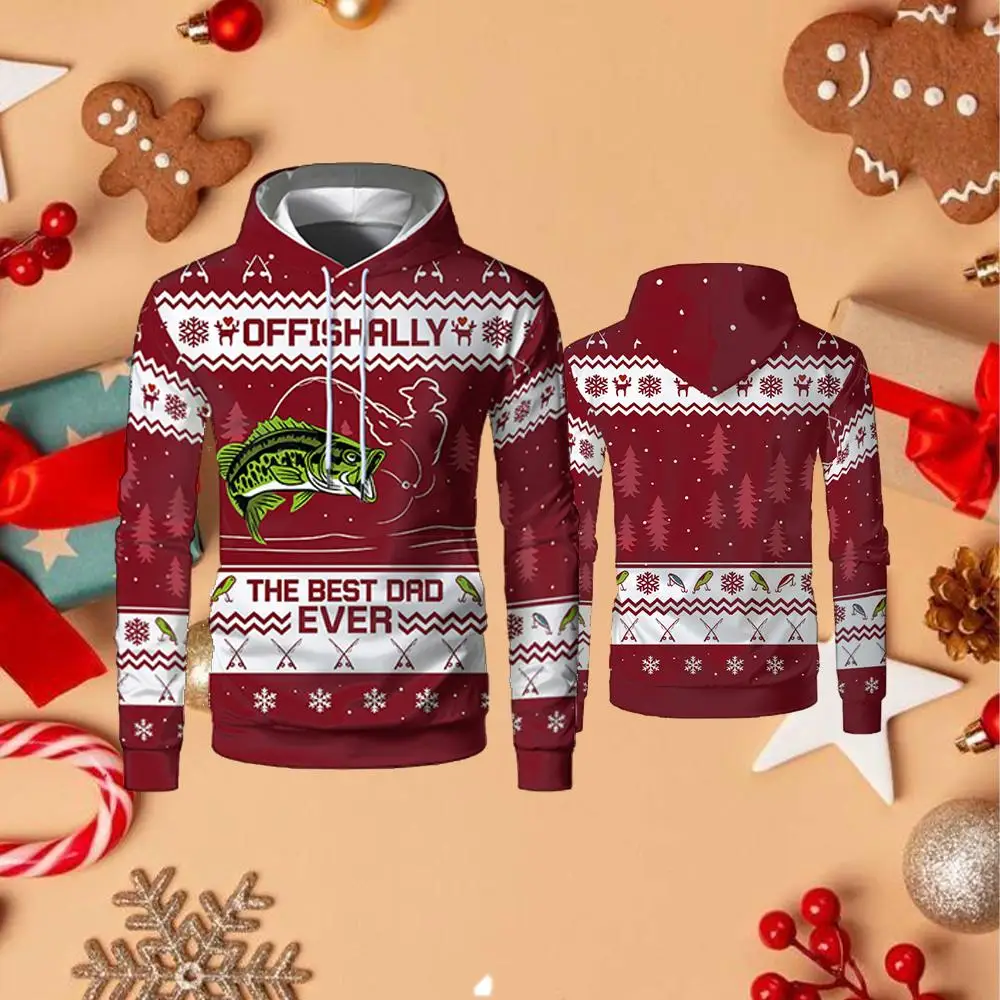 2025 New Christmas 3D Printing Best Dad Hoodie Autumn And Winter Warm Fashion Sweater Men's Holiday Gift Casual Clothing
2025 New Christmas 3D Printing Best Dad Hoodie Autumn And Winter Warm Fashion Sweater Men's Holiday Gift Casual Clothing