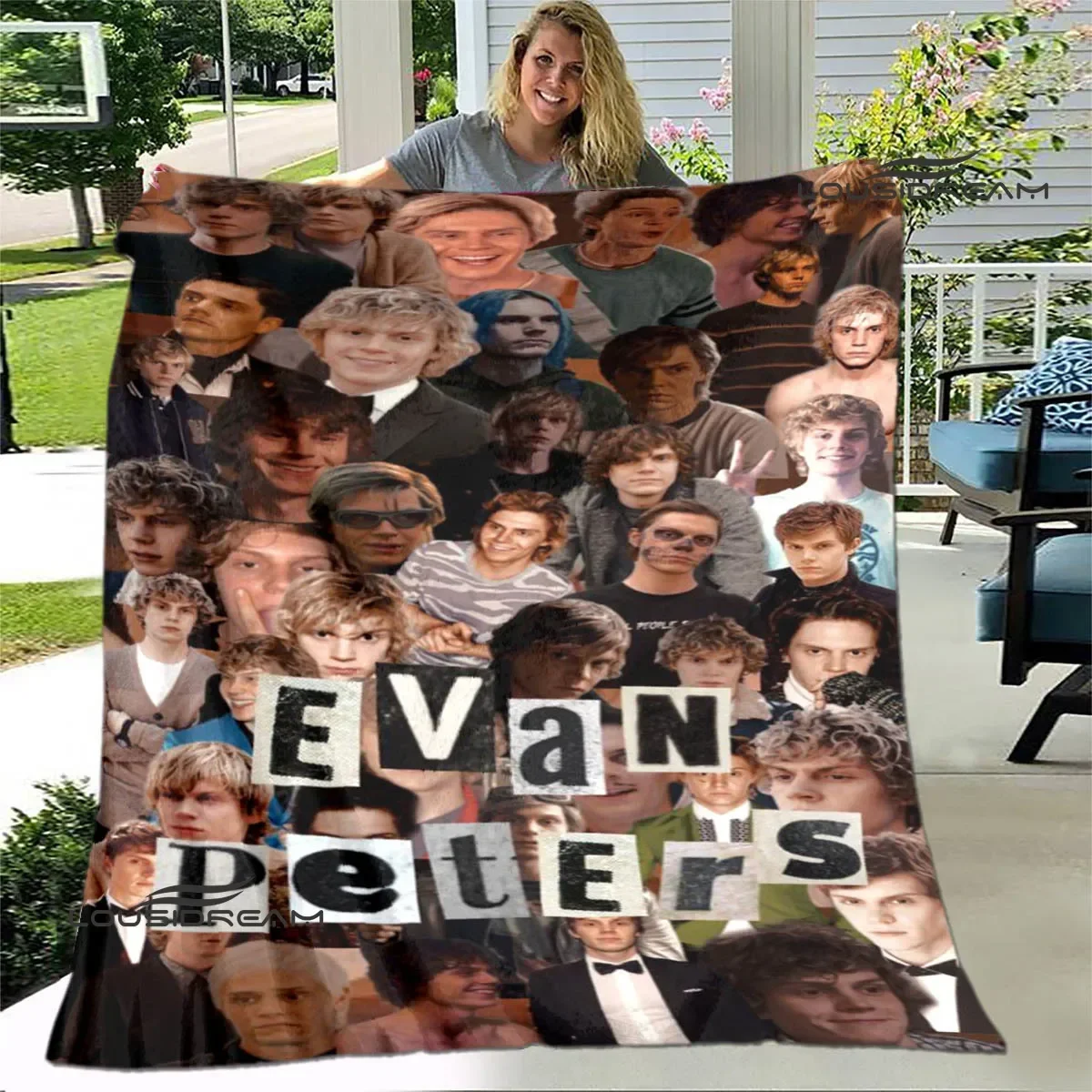 3D Evan Peters pattern printed blanket fashion keeps warm beautiful blankets soft and comfortable blanket birthday gifts
3D Evan Peters pattern printed blanket fashion keeps warm beautiful blankets soft and comfortable blanket birthday gifts