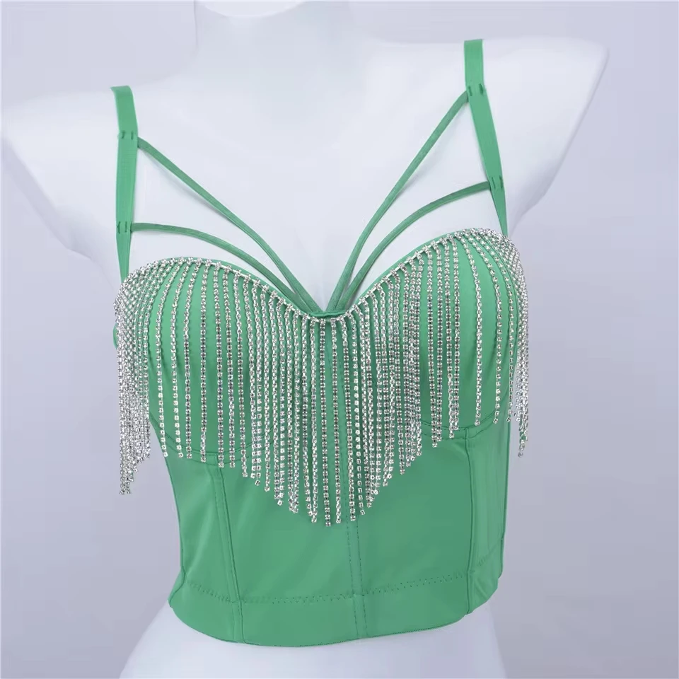 Crossed Rhinestone Tassel Chain Bustier Niche Hottie One Piece Corset Euromodern Party Sexy Sparkling Seductive
Crossed Rhinestone Tassel Chain Bustier Niche Hottie One Piece Corset Euromodern Party Sexy Sparkling Seductive