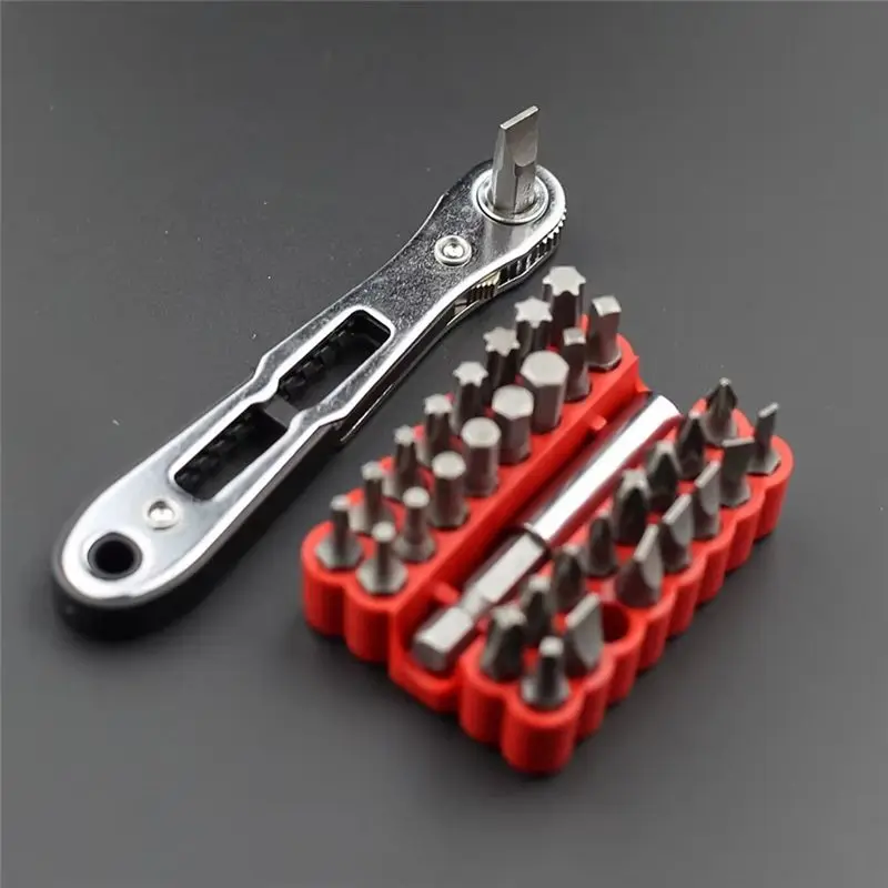A21Q -Mini Ratchet Wrench Set 34-In-1 Dual-Direction 36-Tooth Steel Hex Torx Bits Non-Electric Screwdriver DIY Industrial Tool
A21Q -Mini Ratchet Wrench Set 34-In-1 Dual-Direction 36-Tooth Steel Hex Torx Bits Non-Electric Screwdriver DIY Industrial Tool