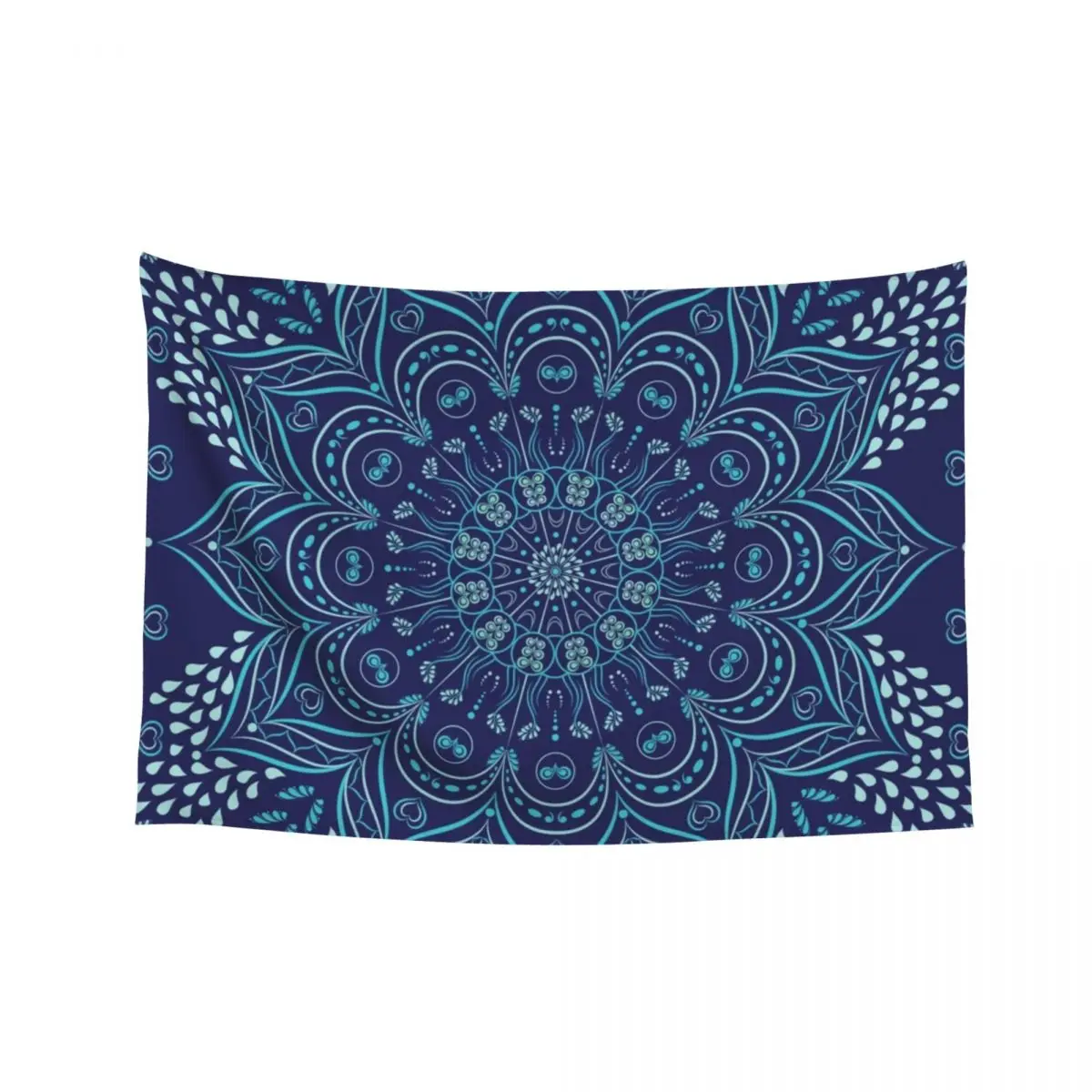 Navy Blue and Teal Boho Mandala Tapestry Cute Room Decor Decoration Aesthetic Decoration Home Tapestry 
Navy Blue and Teal Boho Mandala Tapestry Cute Room Decor Decoration Aesthetic Decoration Home Tapestry