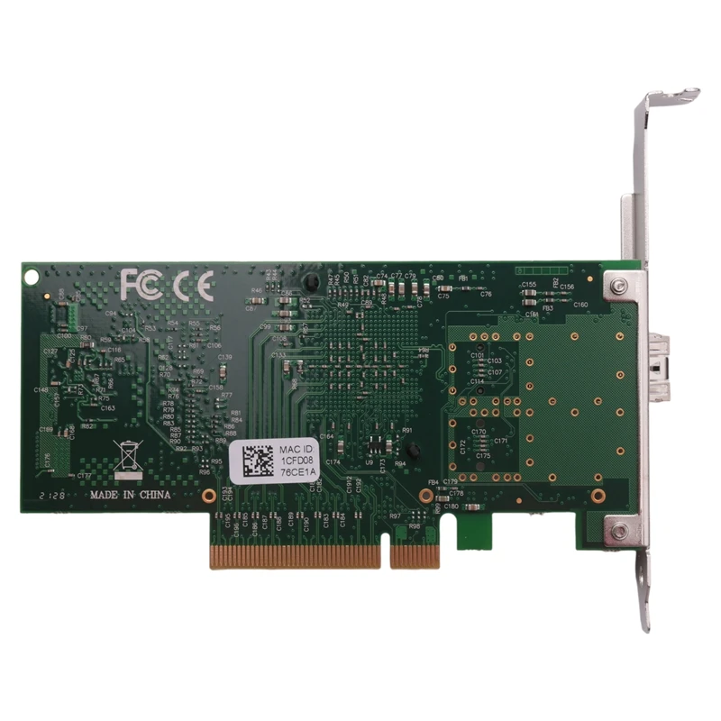 Сетевая карта Ethernet PCI-E X8, 10-гигабитный оптоволоконный серверный адаптер X520, 10 Гбит, одиночный SFP + оптоволоконный LC для чипа 82599EN
Сетевая карта Ethernet PCI-E X8, 10-гигабитный оптоволоконный серверный адаптер X520, 10 Гбит, одиночный SFP + оптоволоконный LC для чипа 82599EN