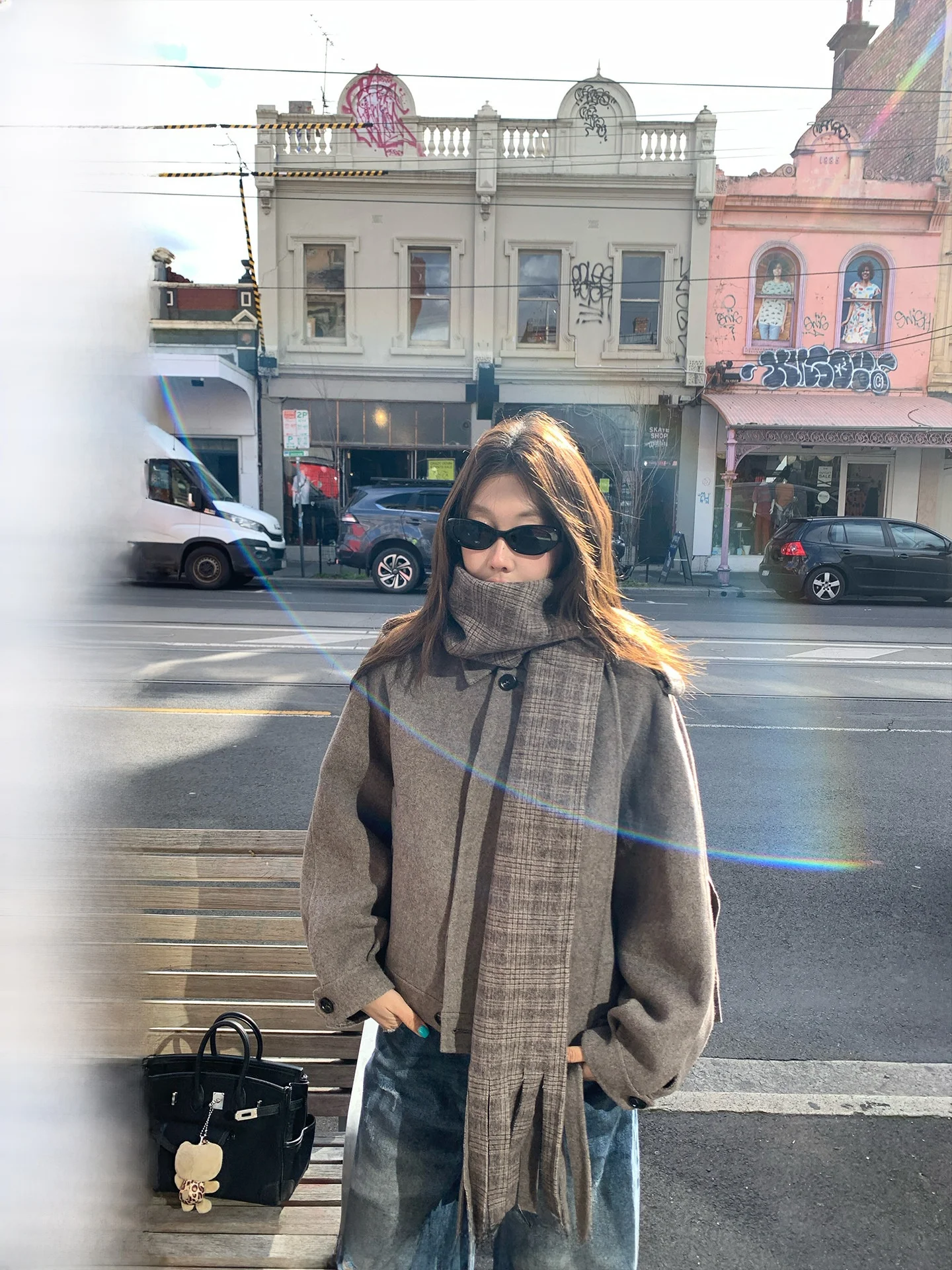 Двусторонний шерстяной шарф-пальто Ranwear из твида с узором «зубья льва», ручной работы, для женщин, осенне-зимняя коллекция...
Двусторонний шерстяной шарф-пальто Ranwear из твида с узором «зубья льва», ручной работы, для женщин, осенне-зимняя коллекция...