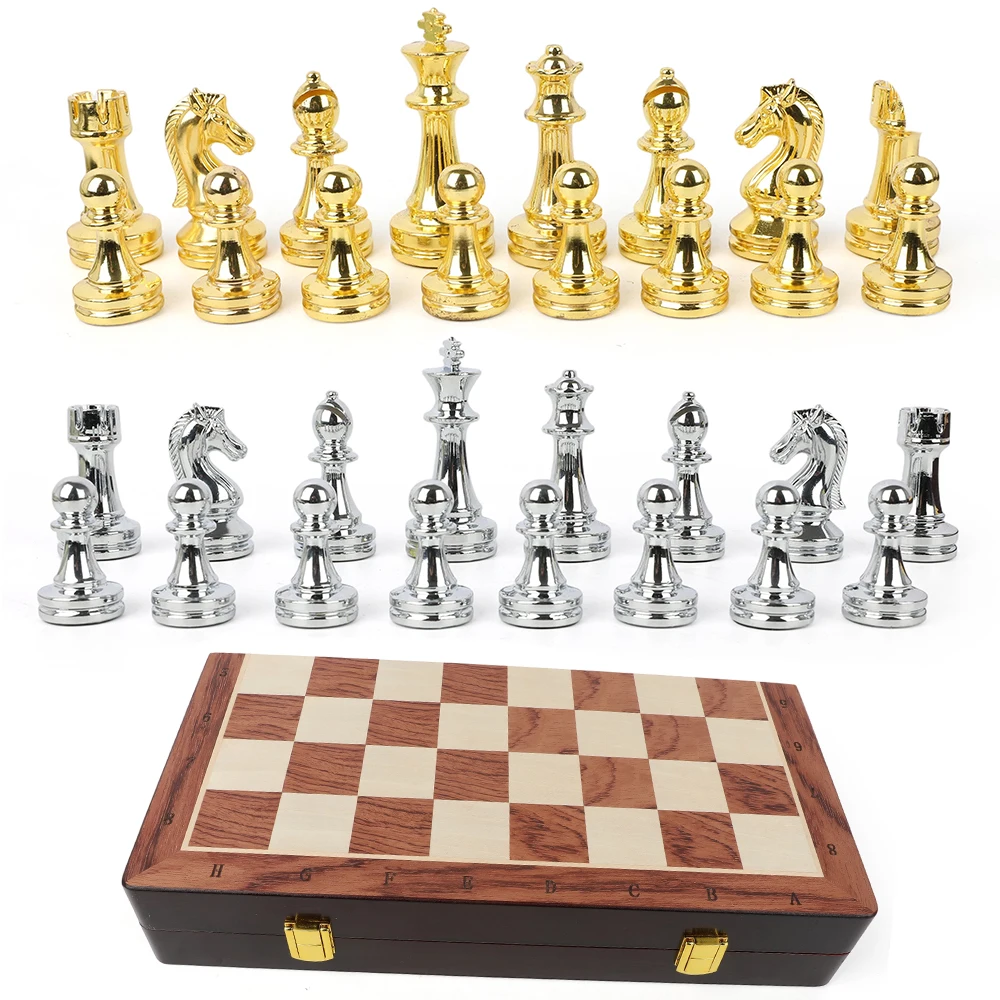 Metal Chess Set for Adults Travel Portable Suitable for Beginners and Professional Players Chess Sets Tournament Edition
Metal Chess Set for Adults Travel Portable Suitable for Beginners and Professional Players Chess Sets Tournament Edition