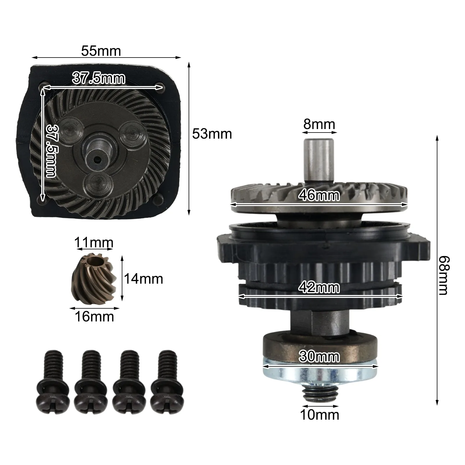 Angle Grinder Gear Assembly For Bosch For GWS6-100 Angle Grinder Gear Assembly For FF03-100A Angle Grinder Gear
Angle Grinder Gear Assembly For Bosch For GWS6-100 Angle Grinder Gear Assembly For FF03-100A Angle Grinder Gear