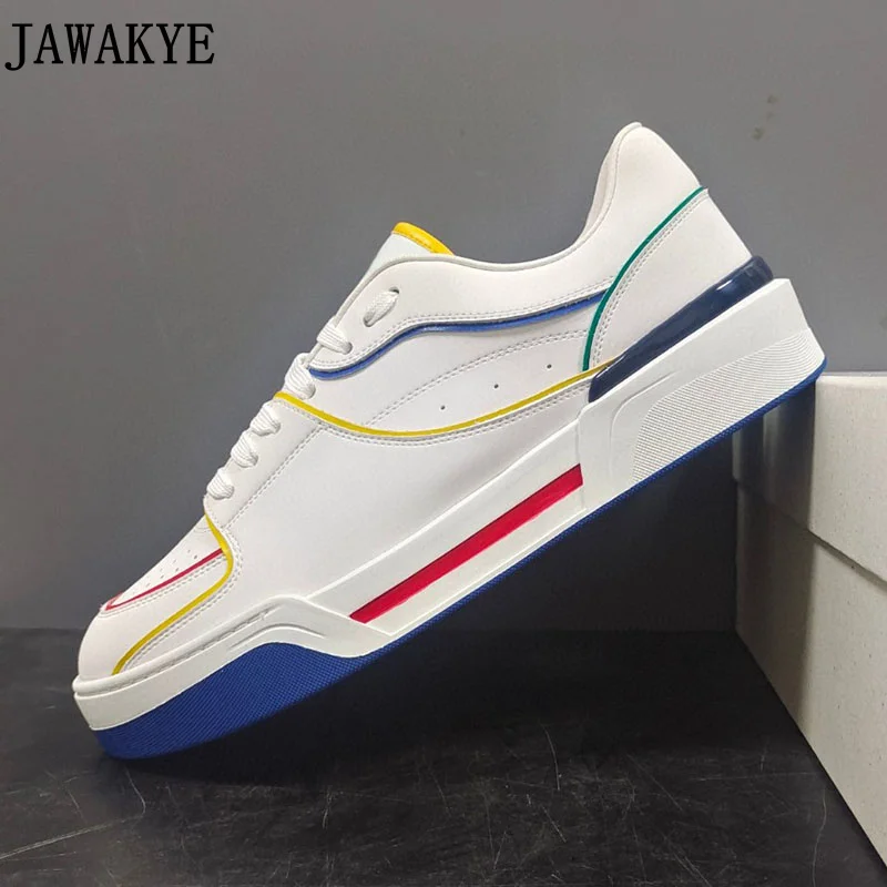High Quality Luxury Brand Flat Shoes Women White Leather Thick Sole Lace Up Sneakers Autumn Casual Party Vacation Walking Shoes
High Quality Luxury Brand Flat Shoes Women White Leather Thick Sole Lace Up Sneakers Autumn Casual Party Vacation Walking Shoes