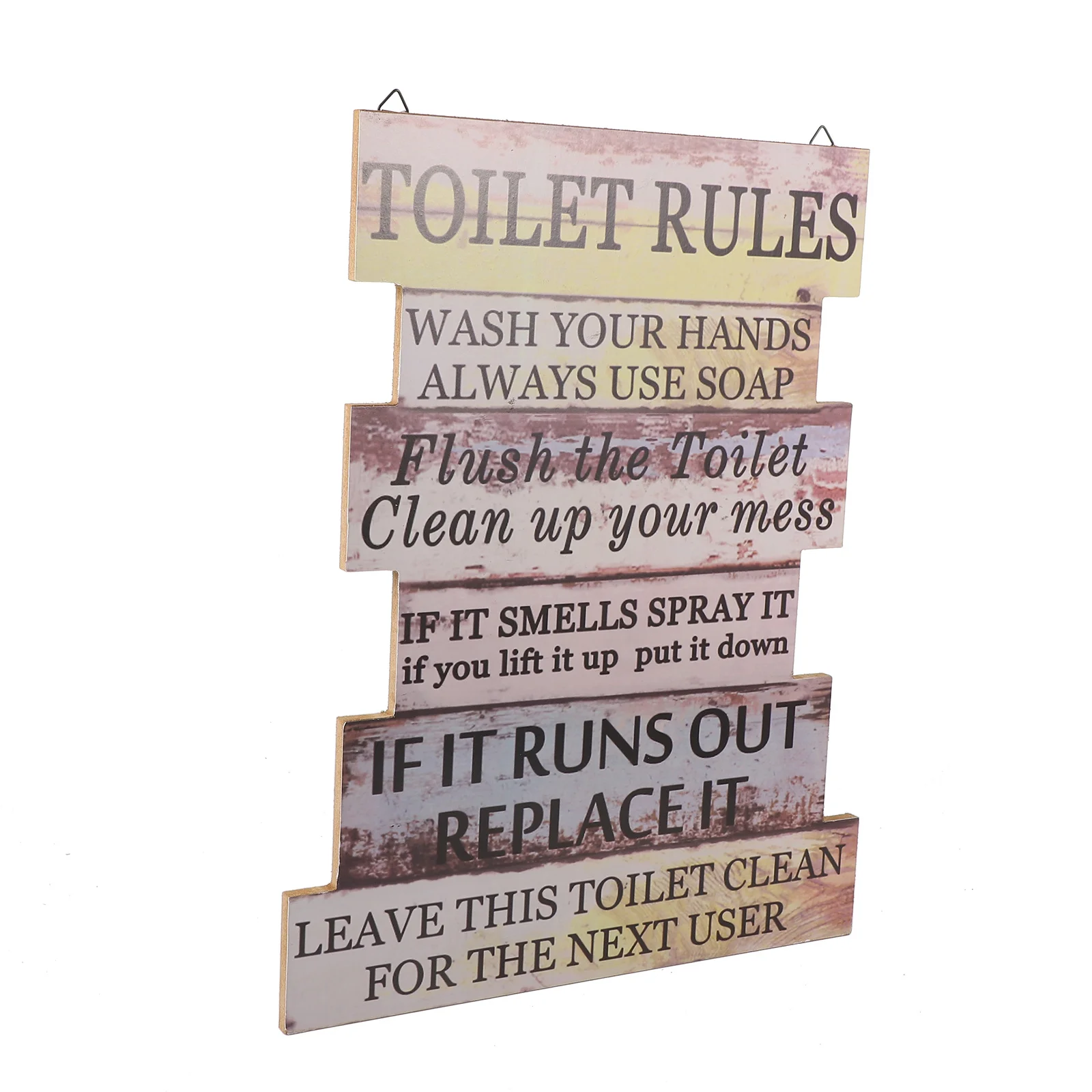 Wooden Bathroom Wall Art Decor Vintage Toilet Rules Sign Pendant For Home Hotel Restaurant Lightweight Wood Hanging Decoration
Wooden Bathroom Wall Art Decor Vintage Toilet Rules Sign Pendant For Home Hotel Restaurant Lightweight Wood Hanging Decoration