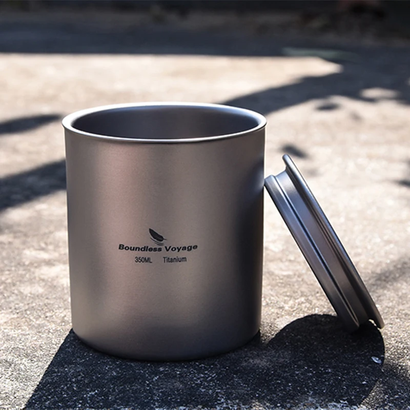 300ml Double Wall Titanium Mug, Ultralight Coffee Mug Tea Cup, Outdoor Picnic Camping Tableware Backpacking, Water Cup with Lid
300ml Double Wall Titanium Mug, Ultralight Coffee Mug Tea Cup, Outdoor Picnic Camping Tableware Backpacking, Water Cup with Lid