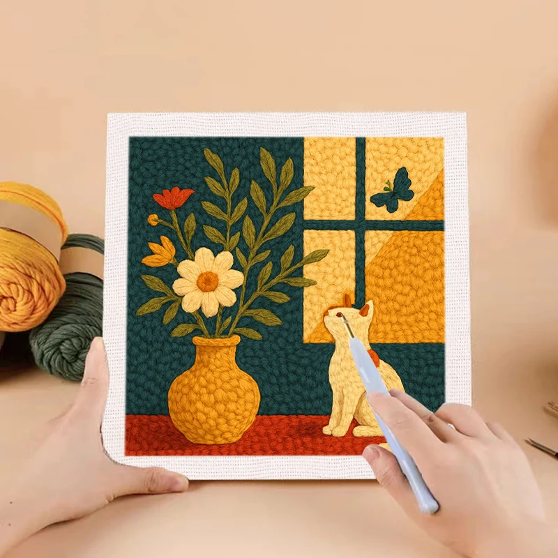 Наборы для вышивания панч-нидл для начинающих: забавные и простые в использовании рамки для вышивания, волшебные иглы для вышивки, набор для декора стен дома.
Наборы для вышивания панч-нидл для начинающих: забавные и простые в использовании рамки для вышивания, волшебные иглы для вышивки, набор для декора стен дома.