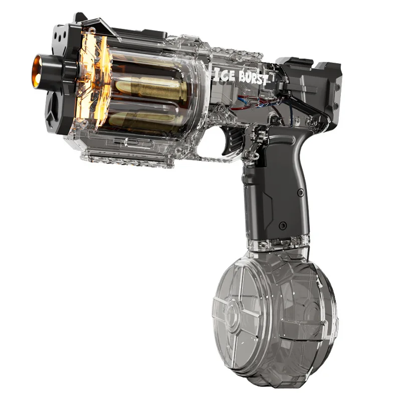 Electric Rotate Revolver Water Pistol Water Gun Toys with Flashing Lights Spray Blaster Summer Outdoor Pool Toys for Kids Boys
Electric Rotate Revolver Water Pistol Water Gun Toys with Flashing Lights Spray Blaster Summer Outdoor Pool Toys for Kids Boys