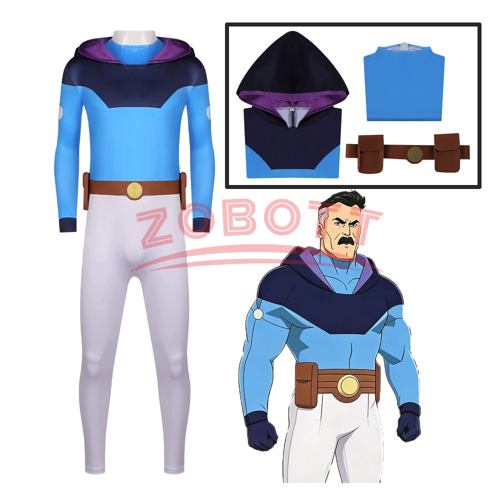 Fancy Dress IInvinciblee RRacer TThragg Cosplay For Men Omni Man Costume Halloween Adult Male Fantasia Party Outfits Belt
Fancy Dress IInvinciblee RRacer TThragg Cosplay For Men Omni Man Costume Halloween Adult Male Fantasia Party Outfits Belt