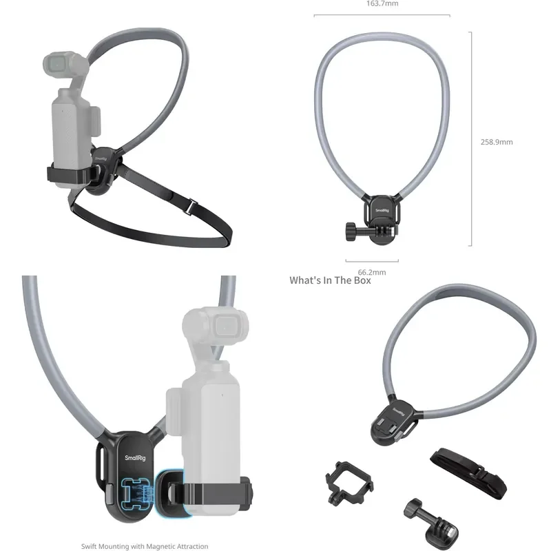 【CHIMU HOME】Magnetic Neck & Chest Strap Mount, Hands Free POV Vlog Holder For Pocket & Action Camera
【CHIMU HOME】Magnetic Neck & Chest Strap Mount, Hands Free POV Vlog Holder For Pocket & Action Camera