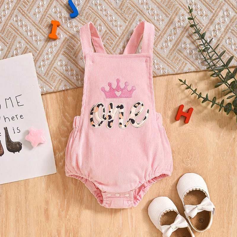 SUNSIOM 0-18 Months Baby Girl Birthday Jumpsuit Infant Summer Letter Embroidery Sleeveless Overalls Romper
SUNSIOM 0-18 Months Baby Girl Birthday Jumpsuit Infant Summer Letter Embroidery Sleeveless Overalls Romper