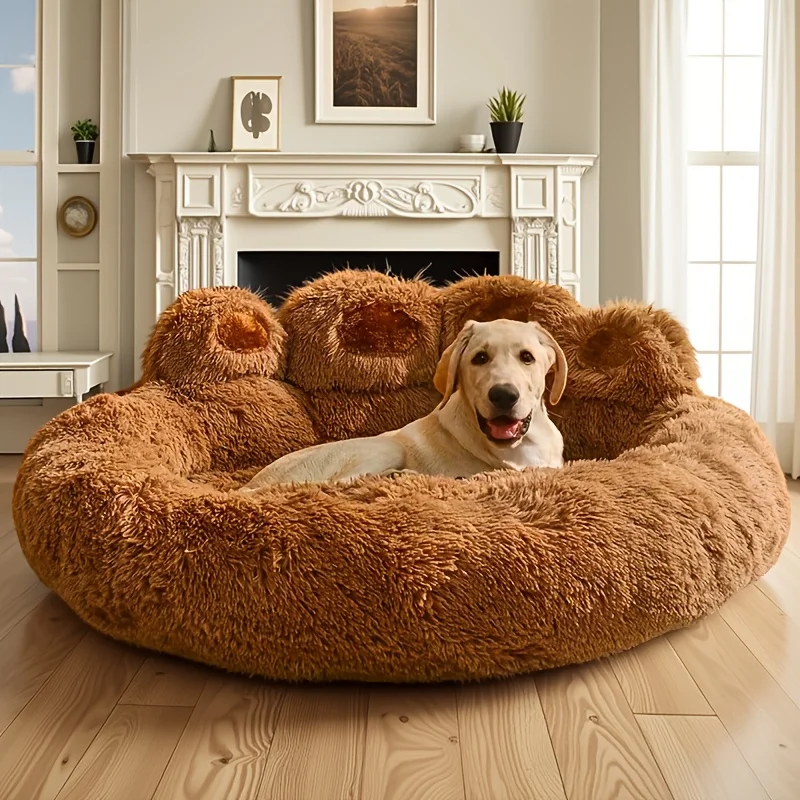 Thickened Plush Bear Paw Pet Bed for Dogs & Cats - Extra Large Dog Bed Cat Cushion Bed, Non-Slip Bottom - Soft Warm Cushion In 5 Sizes - Best Gift for Your Pets JUYHGV
Thickened Plush Bear Paw Pet Bed for Dogs & Cats - Extra Large Dog Bed Cat Cushion Bed, Non-Slip Bottom - Soft Warm Cushion In 5 Sizes - Best Gift for Your Pets JUYHGV