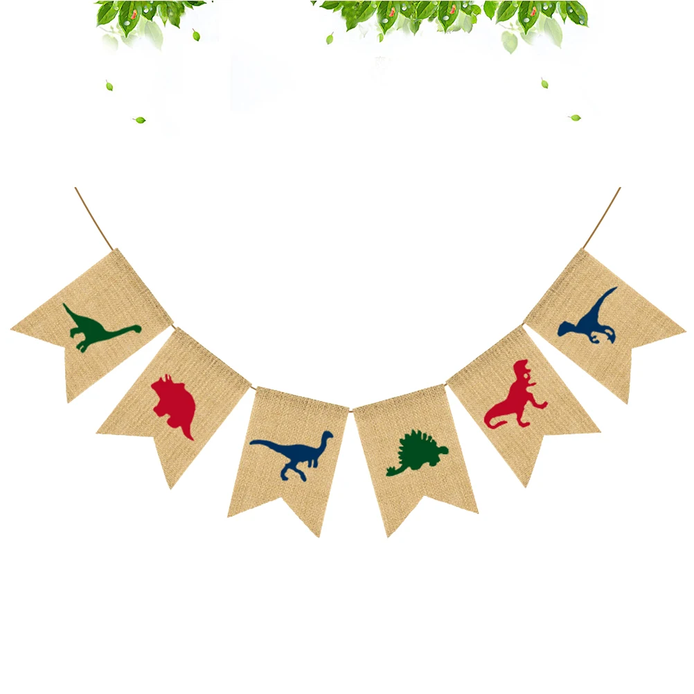 Dinosaur Party Garland Linen Banner Kids Decoration Retro Bunting Flag Pennant Animal Theme Photoshoot Prop
Dinosaur Party Garland Linen Banner Kids Decoration Retro Bunting Flag Pennant Animal Theme Photoshoot Prop