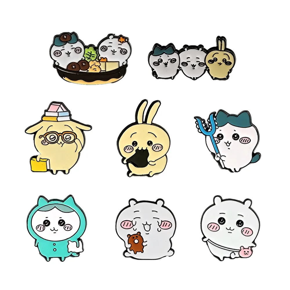 1 Set Cartoon Usagi Metal Brooch Cute Chiikawa Little Eight Little Lucky Badge Creative Bag Collection Accessories Y2k Fashion
1 Set Cartoon Usagi Metal Brooch Cute Chiikawa Little Eight Little Lucky Badge Creative Bag Collection Accessories Y2k Fashion