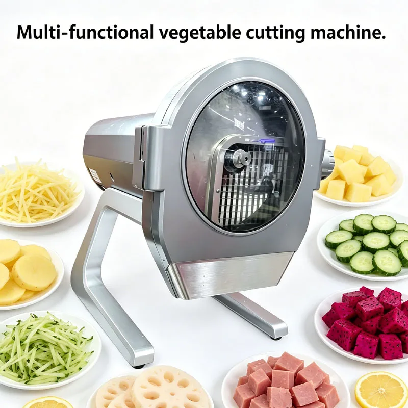 Replaceable Cutterhead Desktop Cutter Machine Fully Automatic Multifunctional Fruit Vegetable Slice Shred Dice Machine
Replaceable Cutterhead Desktop Cutter Machine Fully Automatic Multifunctional Fruit Vegetable Slice Shred Dice Machine