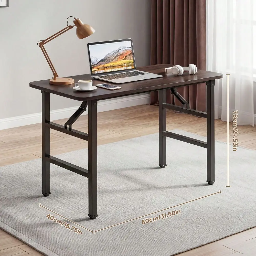 31.5 Inch Foldable Computer Desk, No Assembly Required, Portable Mini Desk With Sturdy Steel Frame, Stable Structure Compact De
31.5 Inch Foldable Computer Desk, No Assembly Required, Portable Mini Desk With Sturdy Steel Frame, Stable Structure Compact De