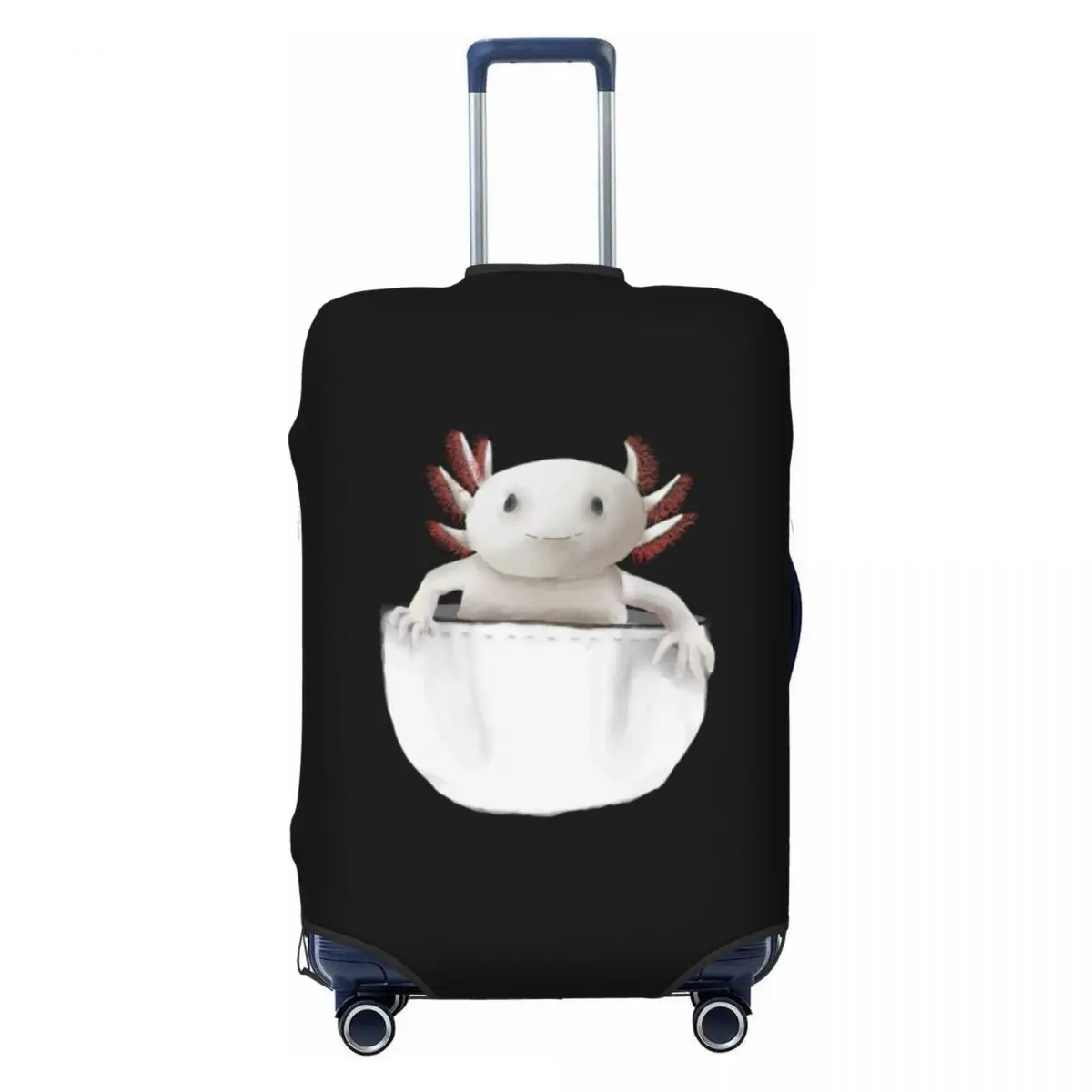 Забавный чехол для багажа Axolotl на заказ, эластичный дорожный чемодан для любителей аксолотля, защитные чехлы, костюм для 18-32 дюймов
Забавный чехол для багажа Axolotl на заказ, эластичный дорожный чемодан для любителей аксолотля, защитные чехлы, костюм для 18-32 дюймов