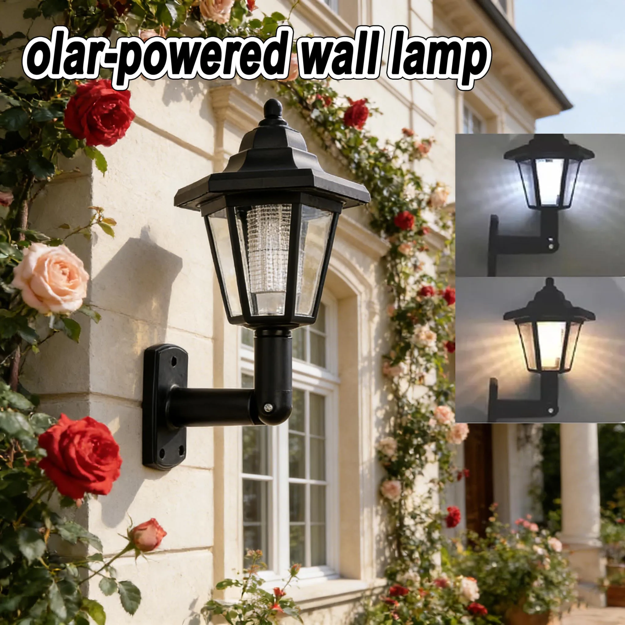 Retro Solar Wall Lights, Outdoor Hexagonal Lamp, IP44 Waterproof Fence Light, LED Landscape Lighting, for Courtyard,Gargen,Decor
Retro Solar Wall Lights, Outdoor Hexagonal Lamp, IP44 Waterproof Fence Light, LED Landscape Lighting, for Courtyard,Gargen,Decor