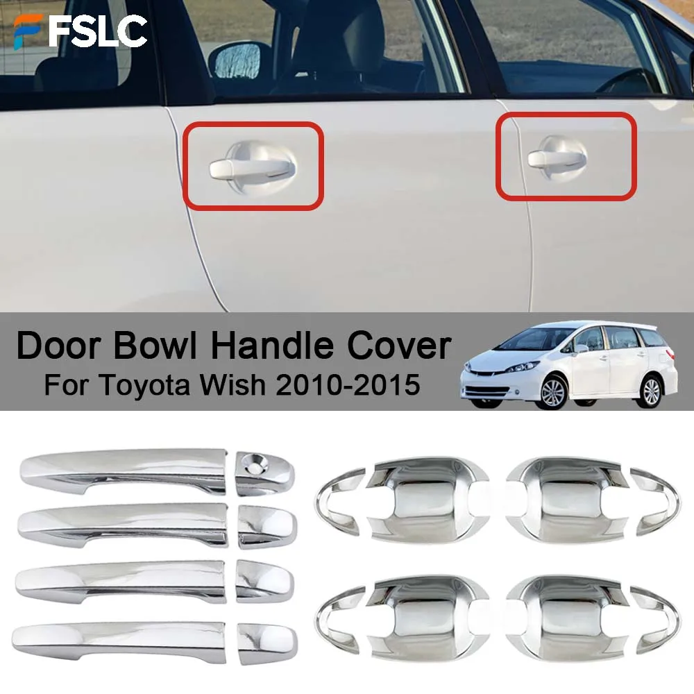 Car Decoration Door Bowl Handle Cover For Toyota Wish 2010-2015 Silver Cars Accessories Exterior Styling Upgrade
Car Decoration Door Bowl Handle Cover For Toyota Wish 2010-2015 Silver Cars Accessories Exterior Styling Upgrade