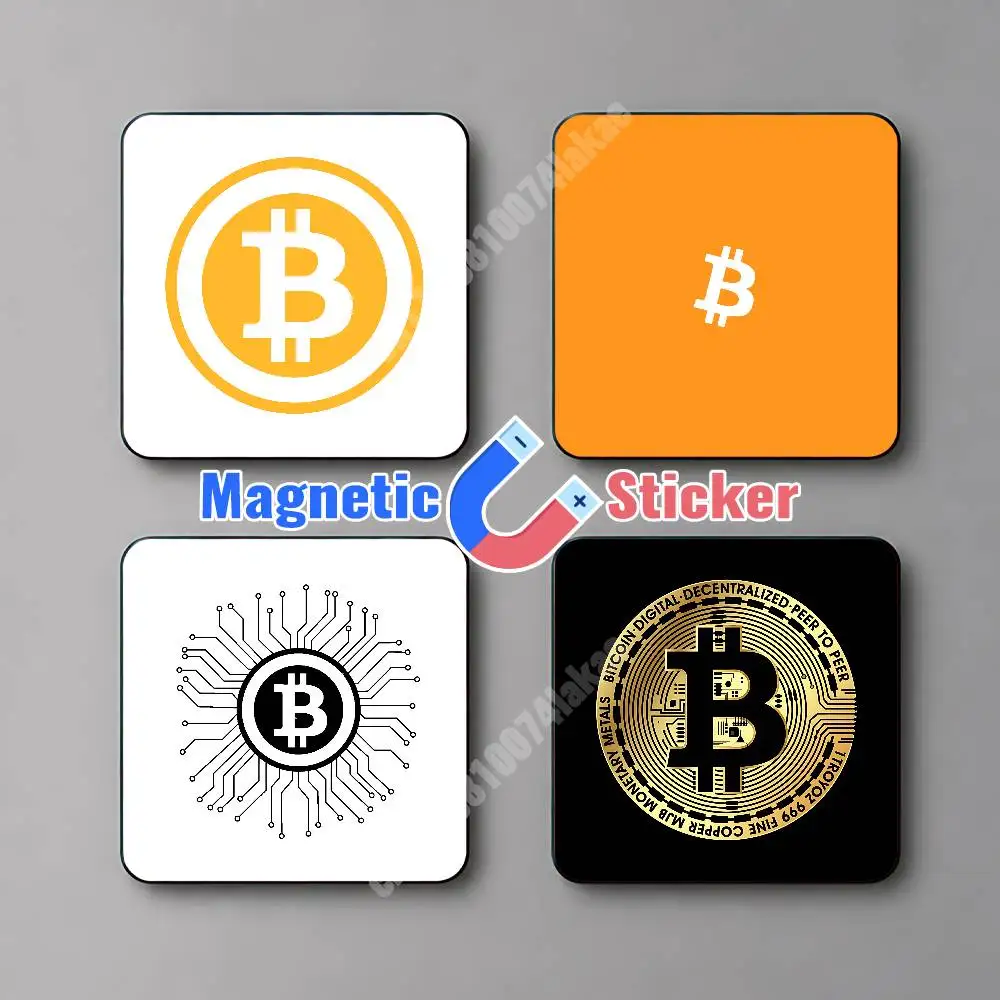 Bitcoin Logo Finance Blockchain Magnetic Sticker Removable Fridge Decal for Metal Surfaces Magnet Label
Bitcoin Logo Finance Blockchain Magnetic Sticker Removable Fridge Decal for Metal Surfaces Magnet Label
