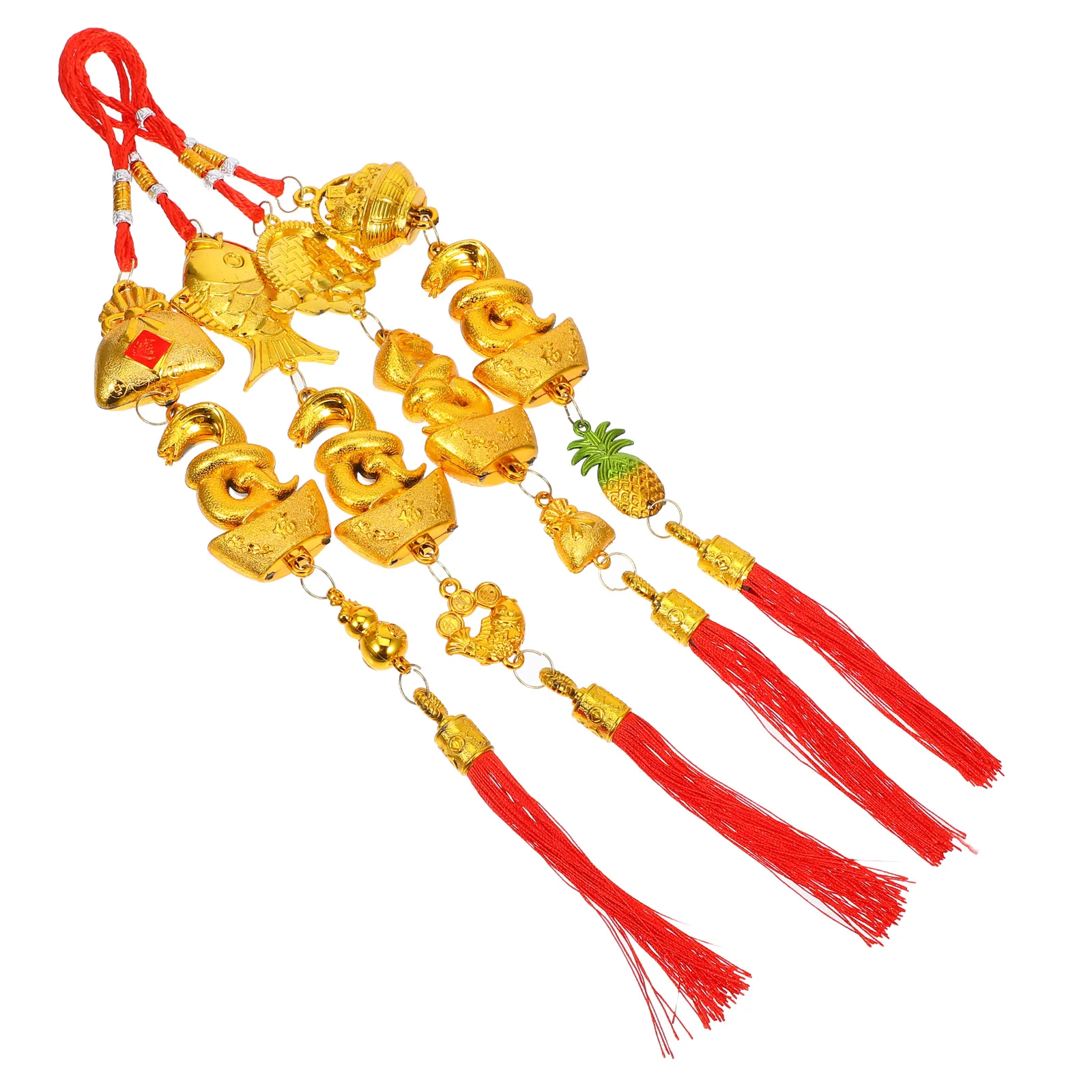4 Pcs Pendant Chinese Style nament Golden New Year Decor Car Hanging Spring Festival Tassels Home Office Mall
4 Pcs Pendant Chinese Style nament Golden New Year Decor Car Hanging Spring Festival Tassels Home Office Mall