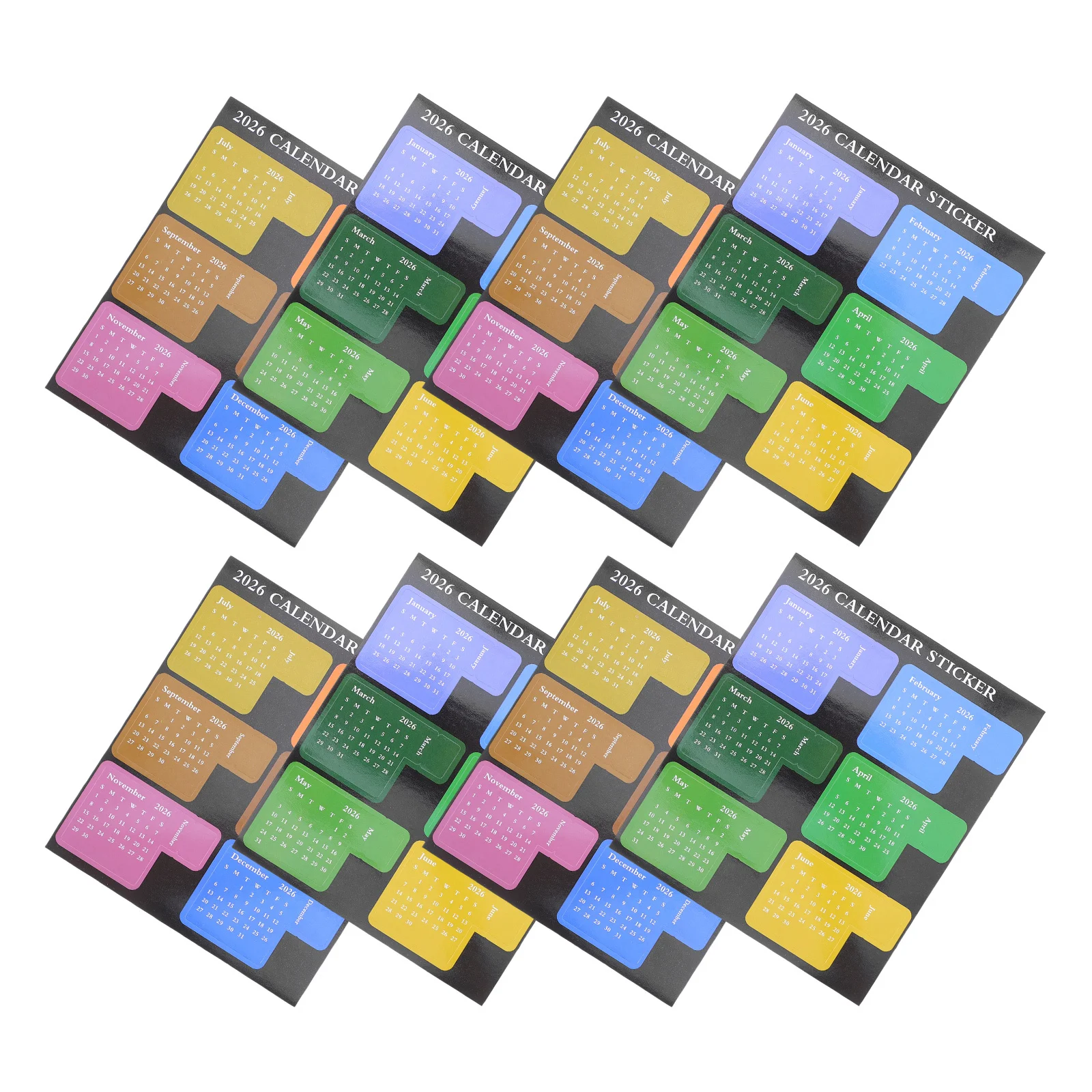 4 комплекта липких индексных вкладок, календарь на 2026 года, ежемесячные наклейки с язычками, сильная адгезия, наклейки-планировщики для журналов, тетрадей для всей семьи
4 комплекта липких индексных вкладок, календарь на 2026 года, ежемесячные наклейки с язычками, сильная адгезия, наклейки-планировщики для журналов, тетрадей для всей семьи