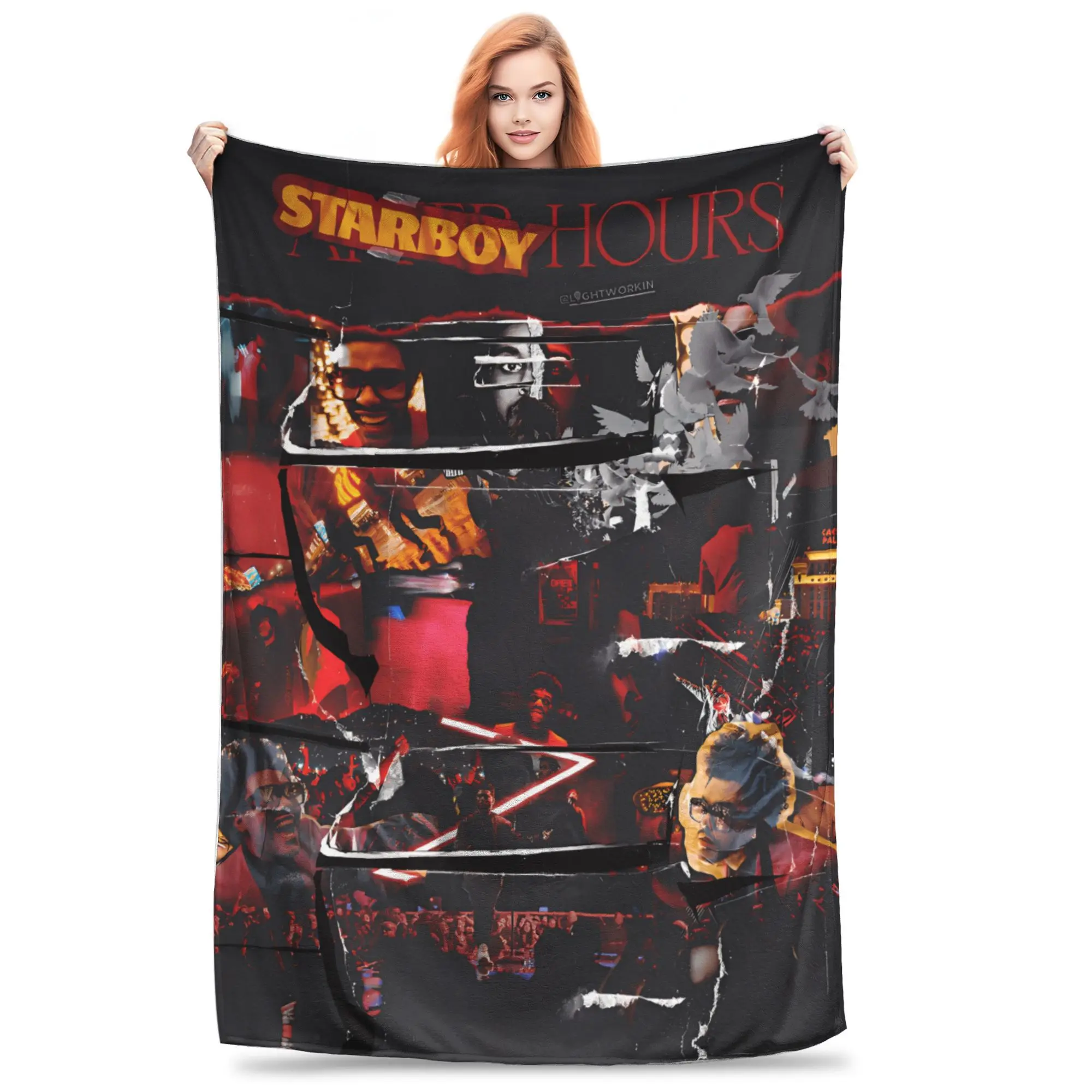 The Weeknds Rapper Singer Blankets Quality Soft Warm Throw Blanket Winter Travel Living Room Fluffy Bedspread
The Weeknds Rapper Singer Blankets Quality Soft Warm Throw Blanket Winter Travel Living Room Fluffy Bedspread