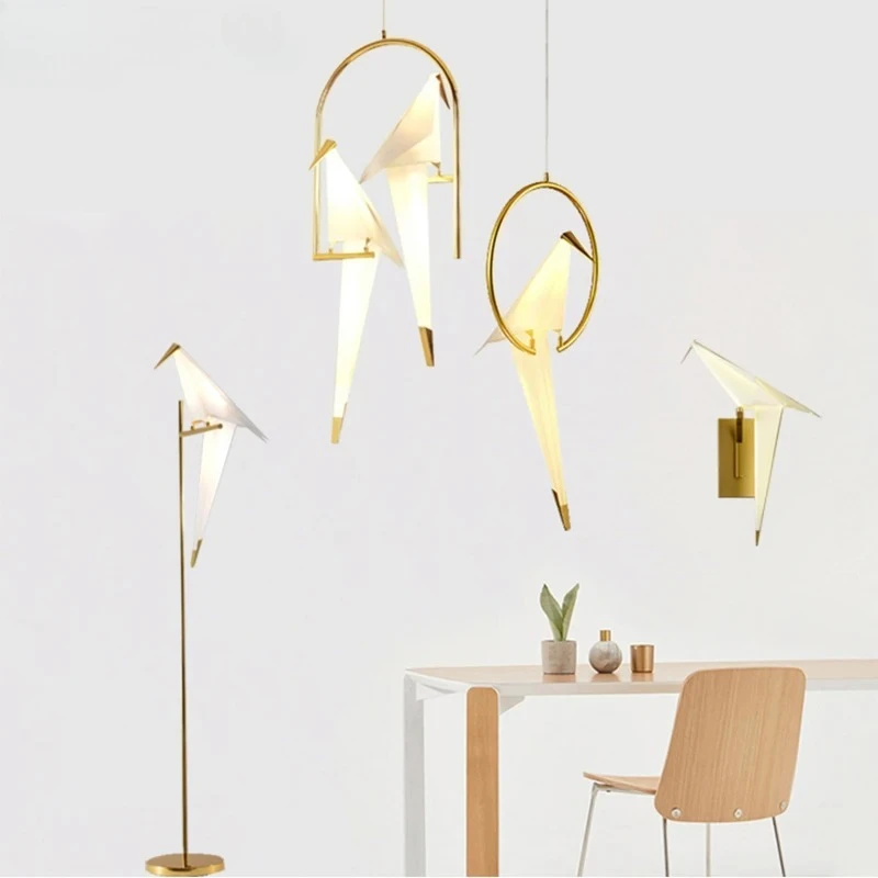 Industrial Perch Paper Birds Shining LED Pendant Lights Art Creative Indoor Lamps For Bedroom Home Decoration Chandelier
Industrial Perch Paper Birds Shining LED Pendant Lights Art Creative Indoor Lamps For Bedroom Home Decoration Chandelier