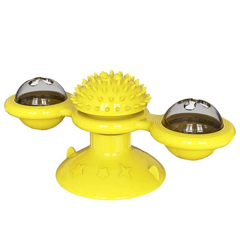 Interactive Windmill Cat Toy Kitten Puppy TPR Pet Training Toy PC Glowing Rotating Rotatable Plaything for Cat Pet Training
Interactive Windmill Cat Toy Kitten Puppy TPR Pet Training Toy PC Glowing Rotating Rotatable Plaything for Cat Pet Training