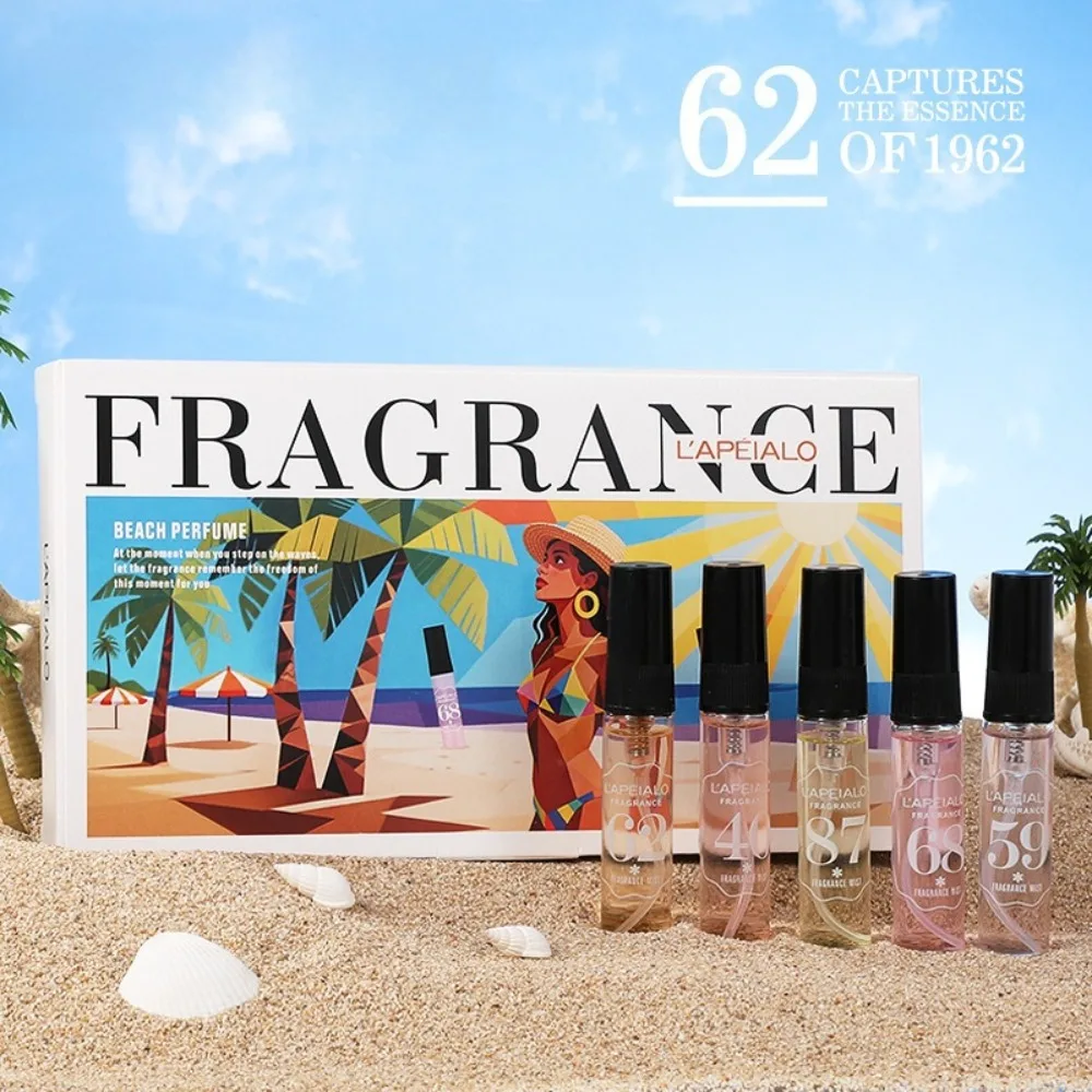 Beach Digital Perfume Spray Long Lasting Light Fragrance For Women Men Travel Portable Fragrance Spray 5ml*5 Gift Box
Beach Digital Perfume Spray Long Lasting Light Fragrance For Women Men Travel Portable Fragrance Spray 5ml*5 Gift Box