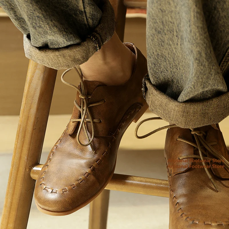 Round Toe Woven Leather Casual Shoes British Style Genuine Leather Breathable Low Top Soft Sole Spring and Summer Men's Shoes
Round Toe Woven Leather Casual Shoes British Style Genuine Leather Breathable Low Top Soft Sole Spring and Summer Men's Shoes