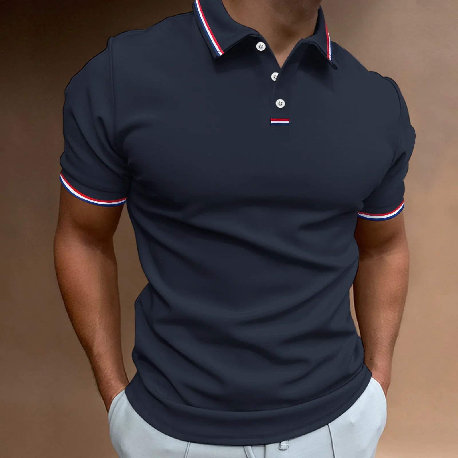 2025 New summer elastic solid color thin quick-drying collared short-sleeved Polo shirt for men's sports polo T-shirt
2025 New summer elastic solid color thin quick-drying collared short-sleeved Polo shirt for men's sports polo T-shirt