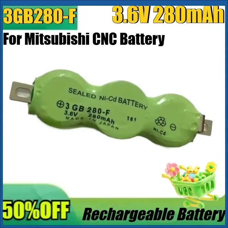 New 3GB280-F 3GB170-F 3.6V Rechargeable High Quality Battery Pack For Mitsubishi CNC Battery
New 3GB280-F 3GB170-F 3.6V Rechargeable High Quality Battery Pack For Mitsubishi CNC Battery
