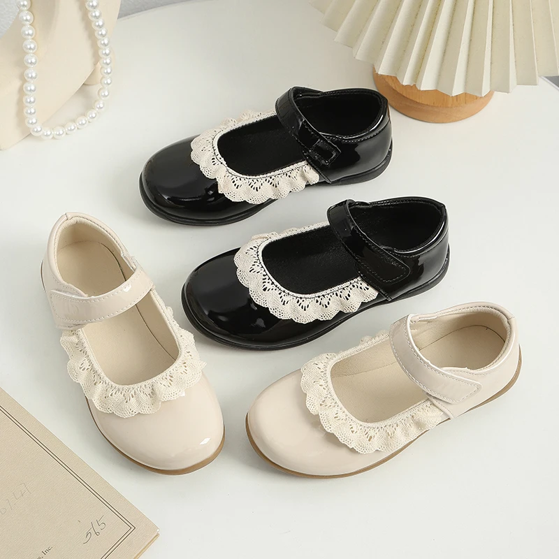 Детские туфли-мэри-джейн из кожи для девочек, с милым кружевом, весна 2026, новые, классические, простые, на мягкой подошве, для носки без носков
Детские туфли-мэри-джейн из кожи для девочек, с милым кружевом, весна 2026, новые, классические, простые, на мягкой подошве, для носки без носков