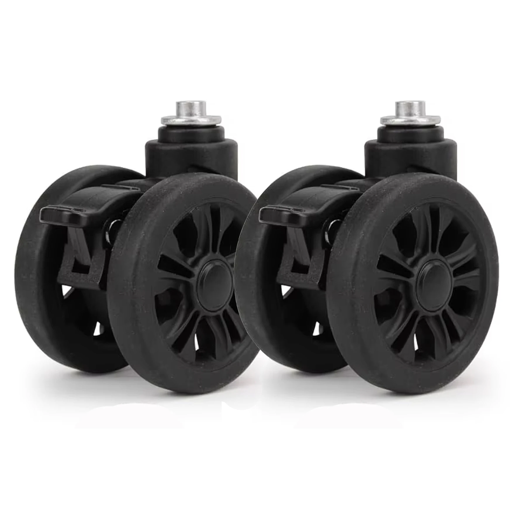 1/2pcs Luggage Replacement Wheels with Brakes Wear Resistant Suitcase Repair Wheel 55mm 360° Spinner Swivel Casters for Travel
1/2pcs Luggage Replacement Wheels with Brakes Wear Resistant Suitcase Repair Wheel 55mm 360° Spinner Swivel Casters for Travel