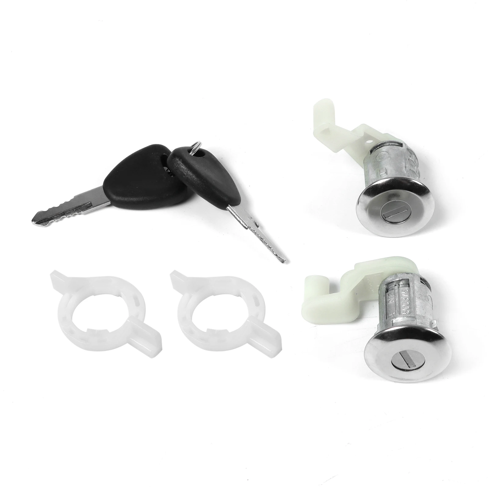 1 комплект 7701472806 7701471219 комплект цилиндров дверного замка для Renault Clio II Master Scenic Megane Thalia 1995-2010 
1 комплект 7701472806 7701471219 комплект цилиндров дверного замка для Renault Clio II Master Scenic Megane Thalia 1995-2010