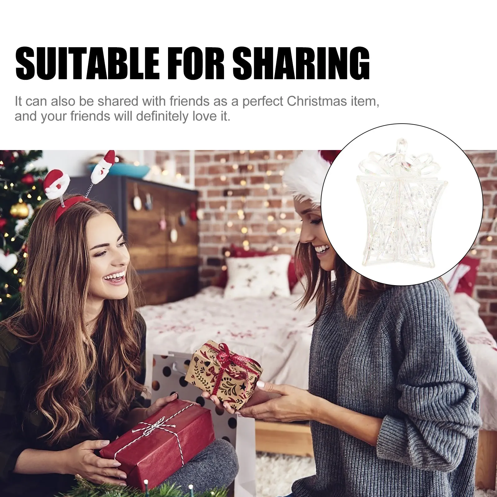 Transparent Acrylic Christmas Tree Ornament Hanging Pendant Gift Bag Shape Clear Hanging Xmas Party Decor Christmas Tree Decor
Transparent Acrylic Christmas Tree Ornament Hanging Pendant Gift Bag Shape Clear Hanging Xmas Party Decor Christmas Tree Decor