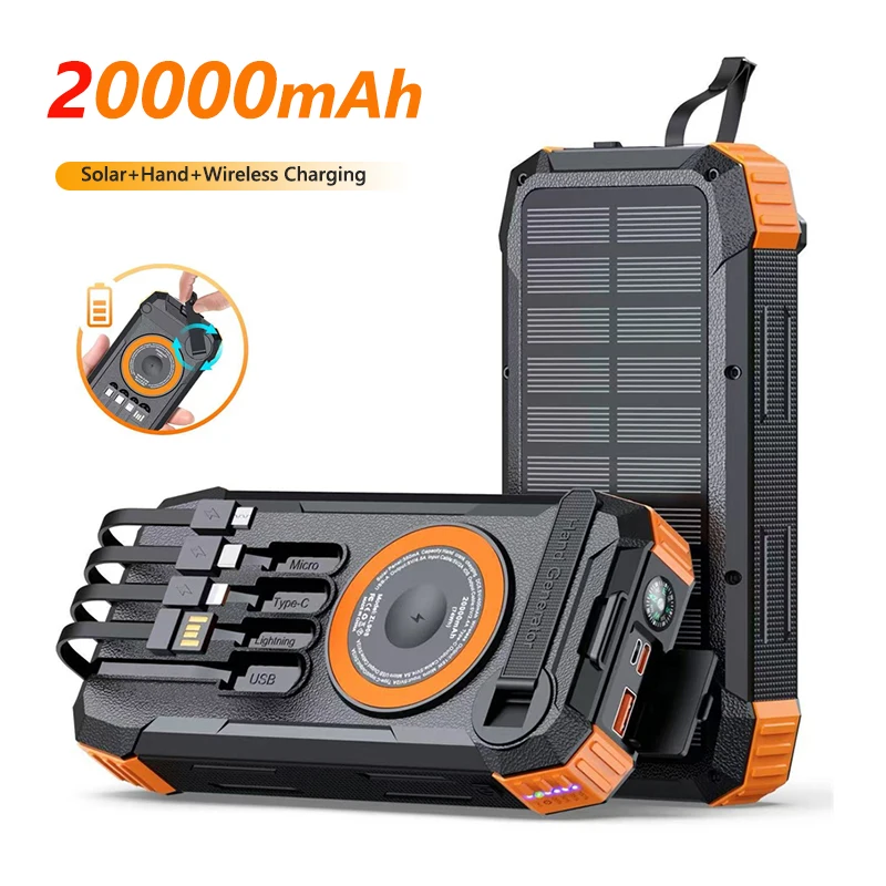 Солнечное зарядное устройство с рукояткой, 20000 мАч, магнитное беспроводное зарядное устройство для Apple Watch для iPhone 17 pro Max, портативный внешний аккумулятор Samsung
Солнечное зарядное устройство с рукояткой, 20000 мАч, магнитное беспроводное зарядное устройство для Apple Watch для iPhone 17 pro Max, портативный внешний аккумулятор Samsung