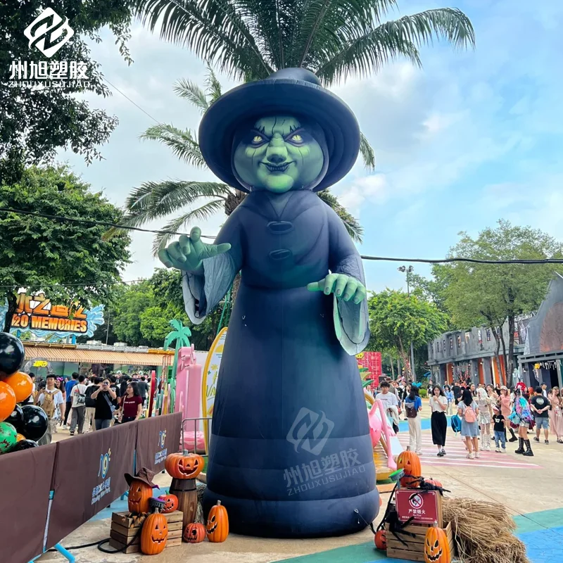 Giant Halloween Witch Cartoon Inflatable Decoration for Outdoor Courtyard Halloween Ambiance Enhancement Inflatable Green Witch
Giant Halloween Witch Cartoon Inflatable Decoration for Outdoor Courtyard Halloween Ambiance Enhancement Inflatable Green Witch