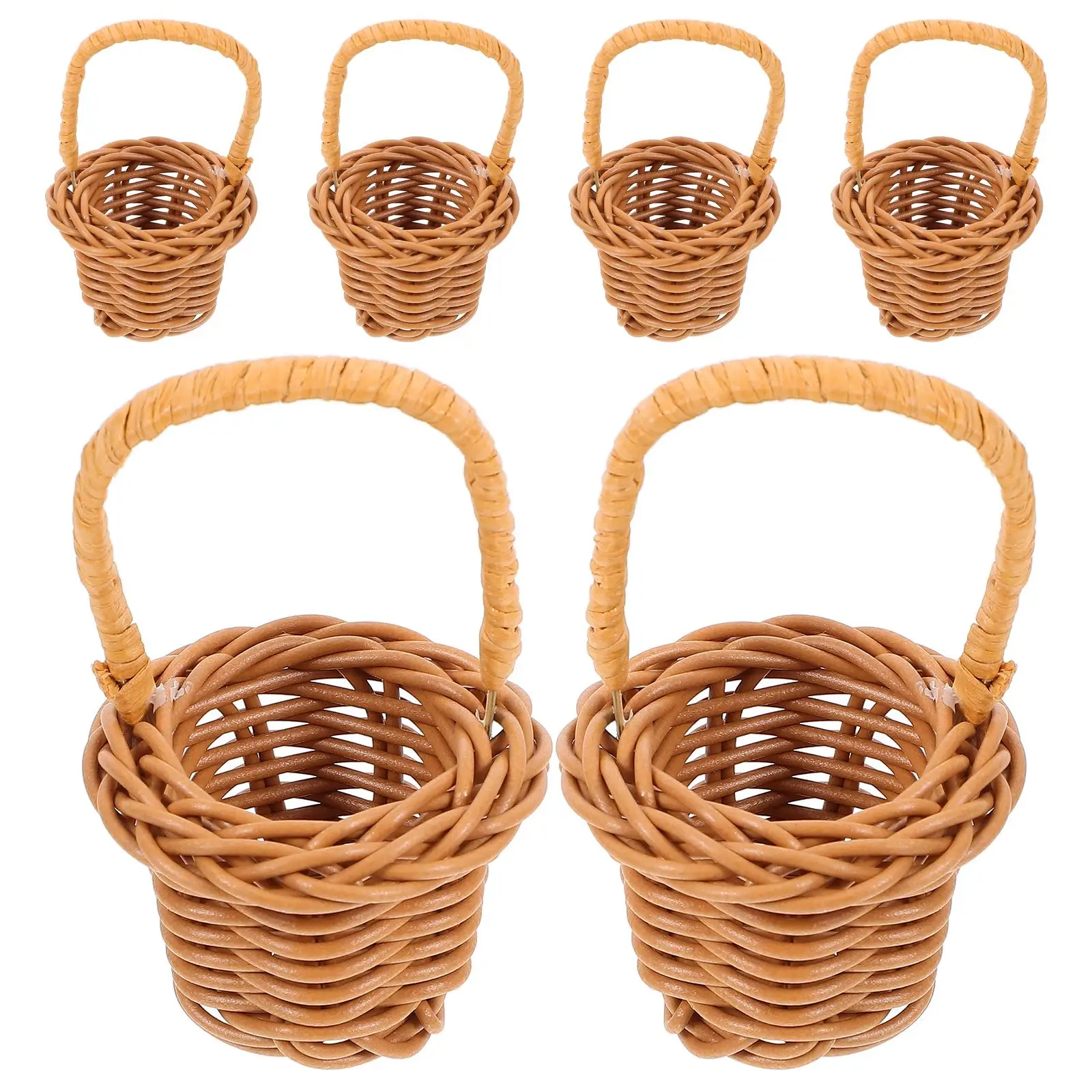 6 Pcs Mini Basket Picnic Baskets Party Favor Favors for Crafts Miniture Miniature Small Flower
6 Pcs Mini Basket Picnic Baskets Party Favor Favors for Crafts Miniture Miniature Small Flower