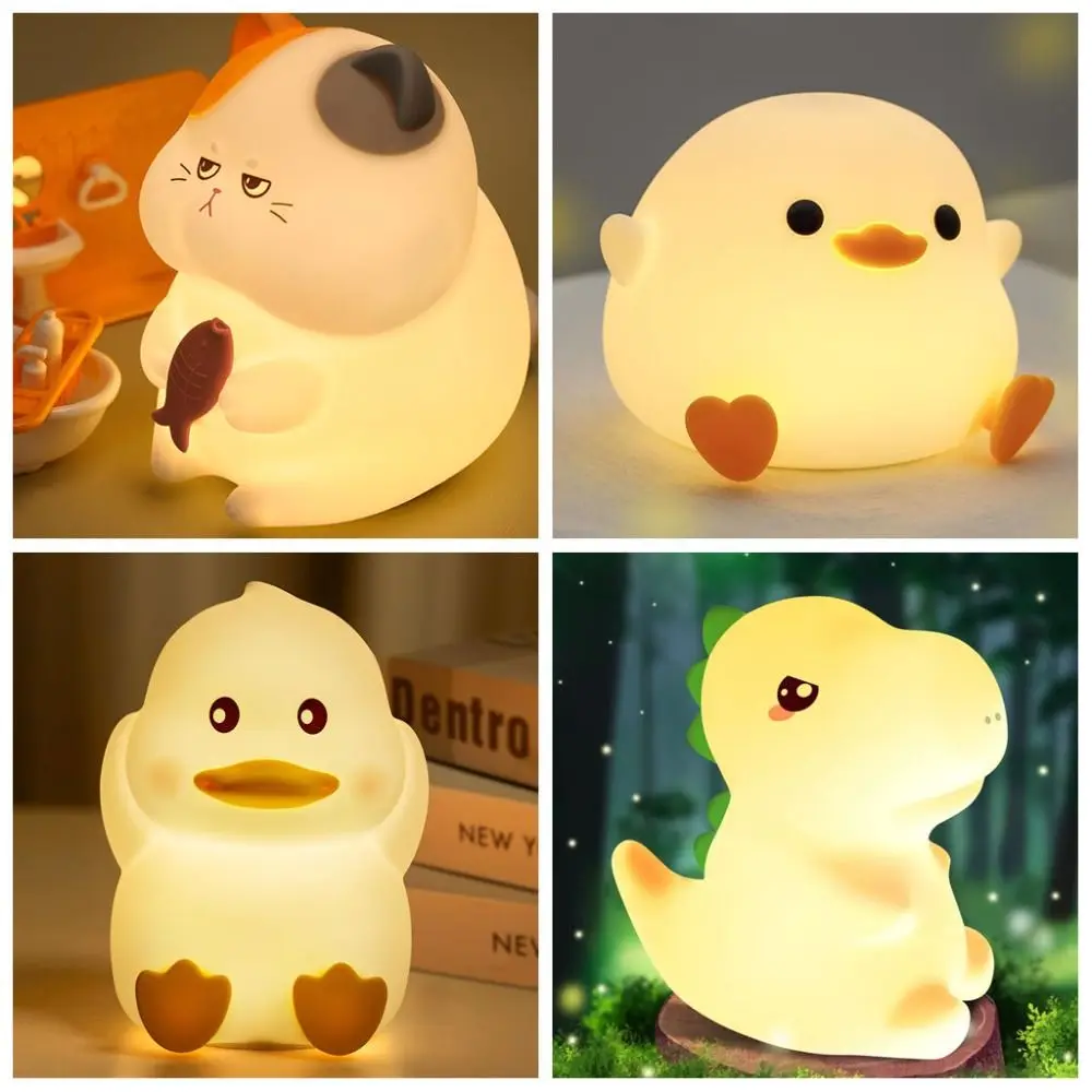 7 цветов ночник мягкий силиконовый 3 уровня с регулируемой яркостью светодиодный мягкий ночник с животными с зарядкой через USB портативный прикроватный светильник для спальни
7 цветов ночник мягкий силиконовый 3 уровня с регулируемой яркостью светодиодный мягкий ночник с животными с зарядкой через USB портативный прикроватный светильник для спальни
