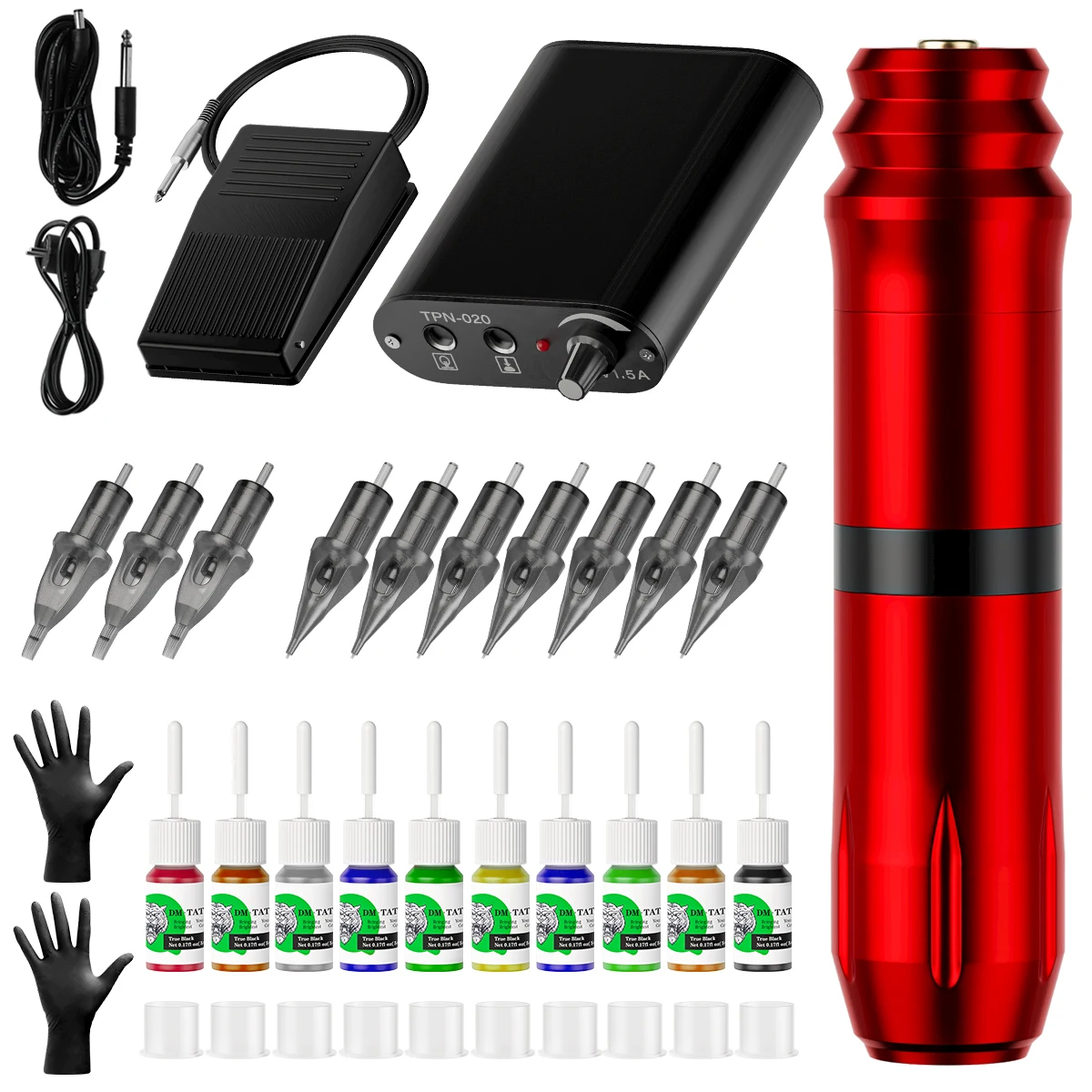 Rotary Tattoo Machine Kit For Beginners Tattoo Machine Kit Ink Cartridge Tattoo Machine Set Power Supply Tattoo Pen Kit Red
Rotary Tattoo Machine Kit For Beginners Tattoo Machine Kit Ink Cartridge Tattoo Machine Set Power Supply Tattoo Pen Kit Red