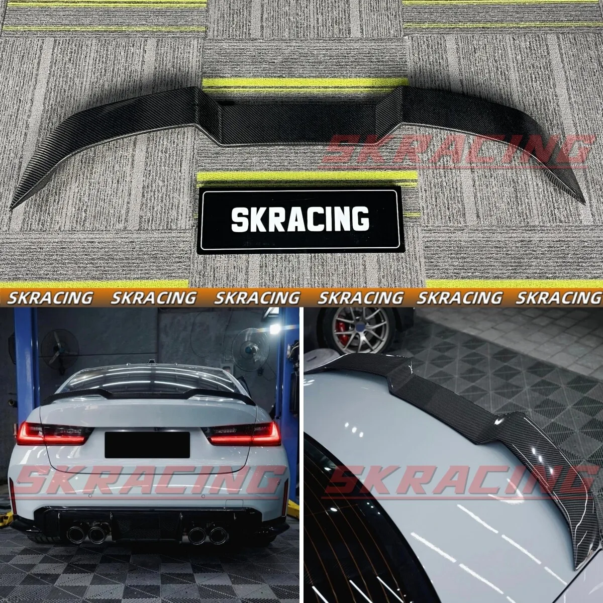 Carbon Fiber Rear Trunk Spoiler Wing For BMW G80 M3 3 Series G20 Sedan 2019-2024
Carbon Fiber Rear Trunk Spoiler Wing For BMW G80 M3 3 Series G20 Sedan 2019-2024