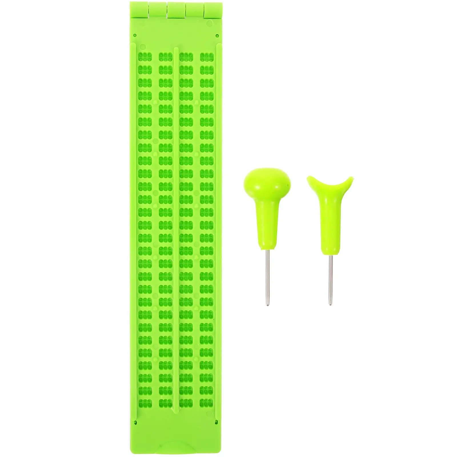 Braille Writing Stylus Kit Plastic Plate for Blind People Braille Writing Stylus Reusable Durable Portable Lightweight
Braille Writing Stylus Kit Plastic Plate for Blind People Braille Writing Stylus Reusable Durable Portable Lightweight