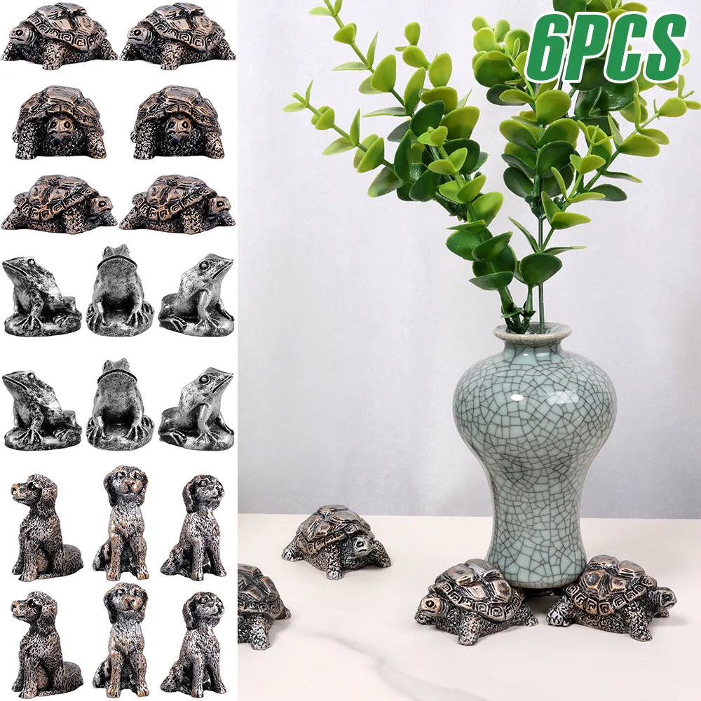 6Pcs Decorative Pot Base Feet Tortoise/Frog/Dog Style Pot Base Feet Garden Accessories Flower Pot Holder for Improve Drainage
6Pcs Decorative Pot Base Feet Tortoise/Frog/Dog Style Pot Base Feet Garden Accessories Flower Pot Holder for Improve Drainage