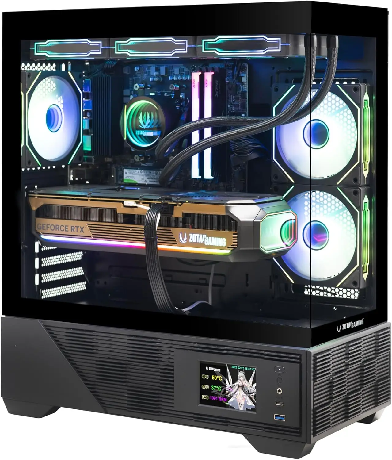 ZOTAC MEK Gaming PC Desktop, NVIDIA GeForce RTX 5080 16GB GDDR7, AMD Ryzen 7 9800X3D Up to 5.2GHz, 32GB DDR5, 2TB NVMe SSD
ZOTAC MEK Gaming PC Desktop, NVIDIA GeForce RTX 5080 16GB GDDR7, AMD Ryzen 7 9800X3D Up to 5.2GHz, 32GB DDR5, 2TB NVMe SSD
