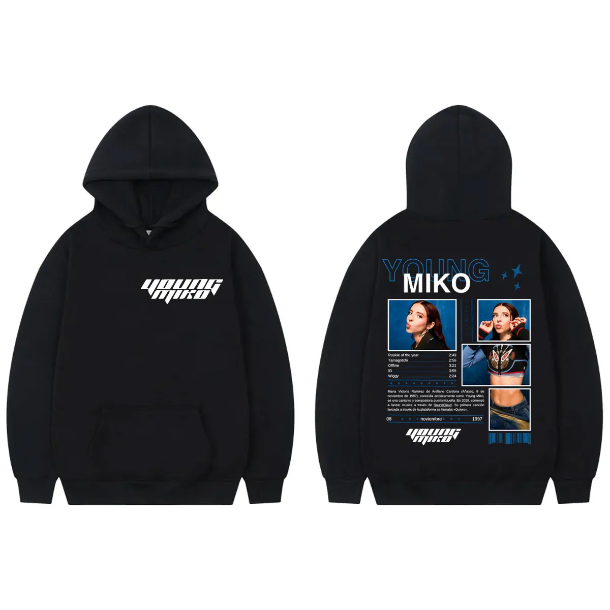 Rapper Young Miko Graphic Hoodie Hip Hop Vintage Hooded Sweatshirts Men's Women Fashion Aesthetic Oversized Pullovers Streetwear
Rapper Young Miko Graphic Hoodie Hip Hop Vintage Hooded Sweatshirts Men's Women Fashion Aesthetic Oversized Pullovers Streetwear