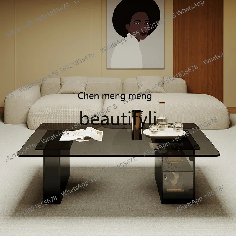 N178 A Italian light luxury tempered glass coffee table living room for home use, rectangular hotel lobby, coffee table table
N178 A Italian light luxury tempered glass coffee table living room for home use, rectangular hotel lobby, coffee table table